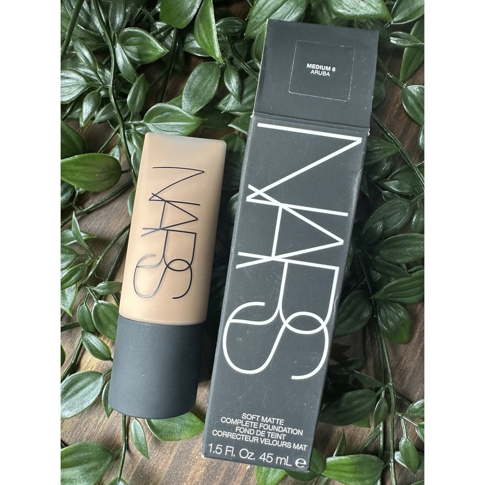 NARS Soft Matte Complete Foundation - Full Size 1 oz - MEDIUM 6 ARUBA - BNIB